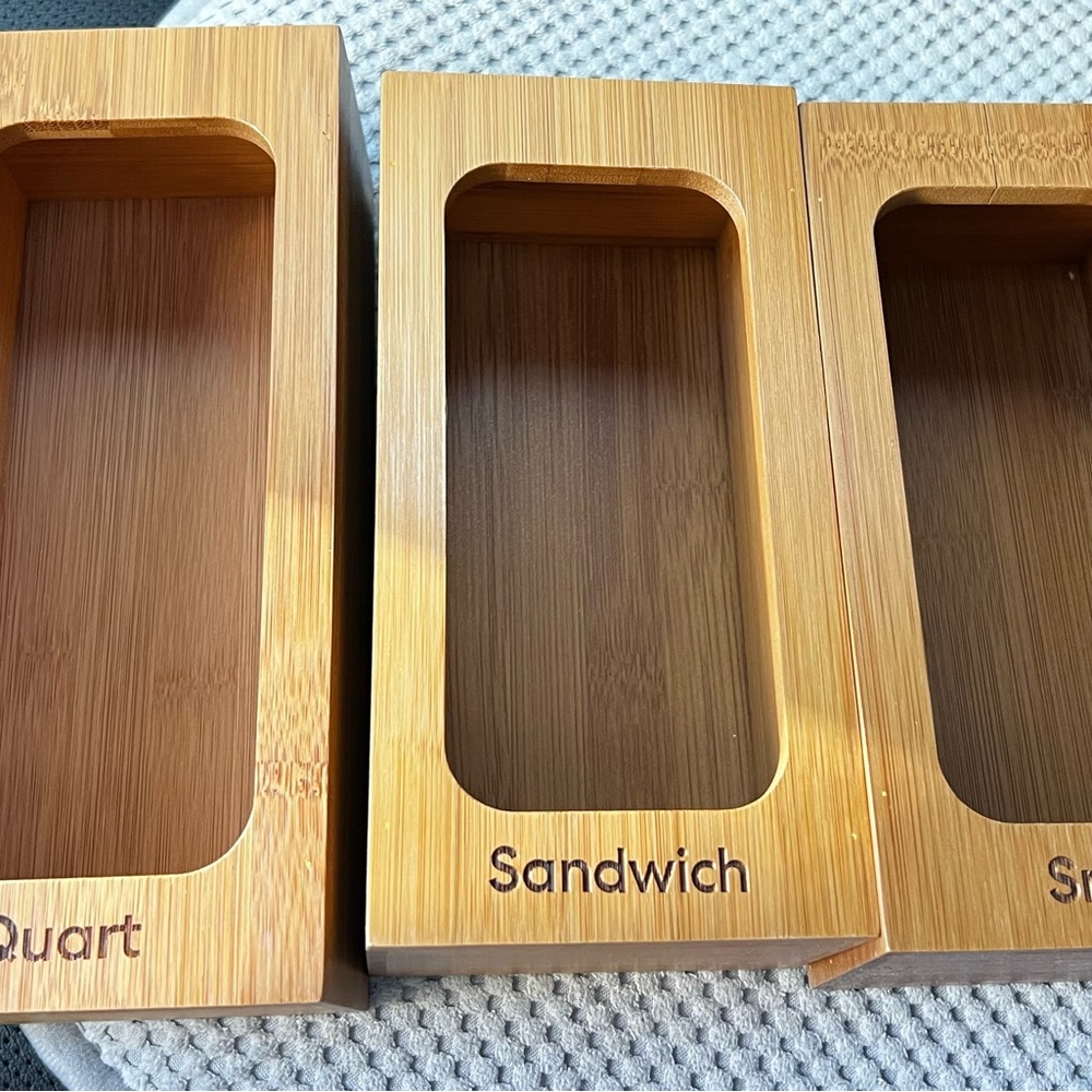 Bamboo Storage Box Set